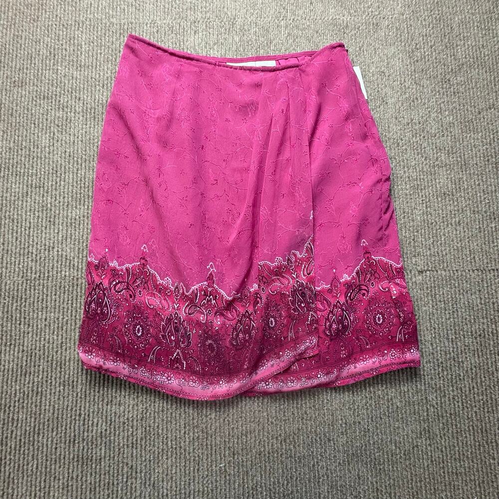 Vintage NWT Worthington Paisley Floral Wrap Style Skirt Size 12P